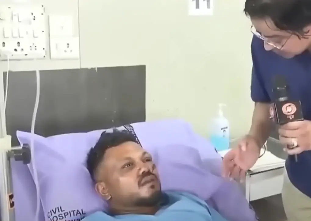 Vishwash Kumar Ramesh's brother was killed in the crash (ITV News)