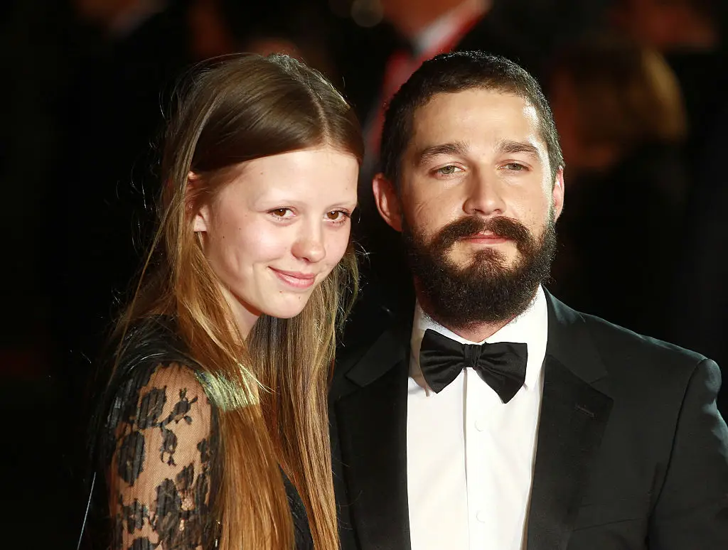 Mia Goth has filed for divorce from Shia LaBeouf following their 2016 wedding (Fred Duval / Contributor / Getty Images)