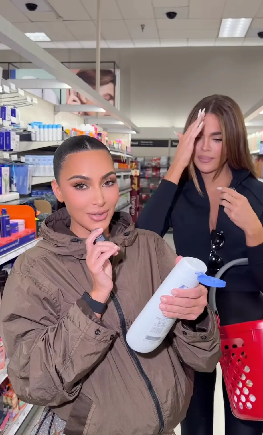Kim revealed the unexpected nickname while picking up some Bridgerton-themed body wash (Instagram/drinkupdate/khloudfoods)