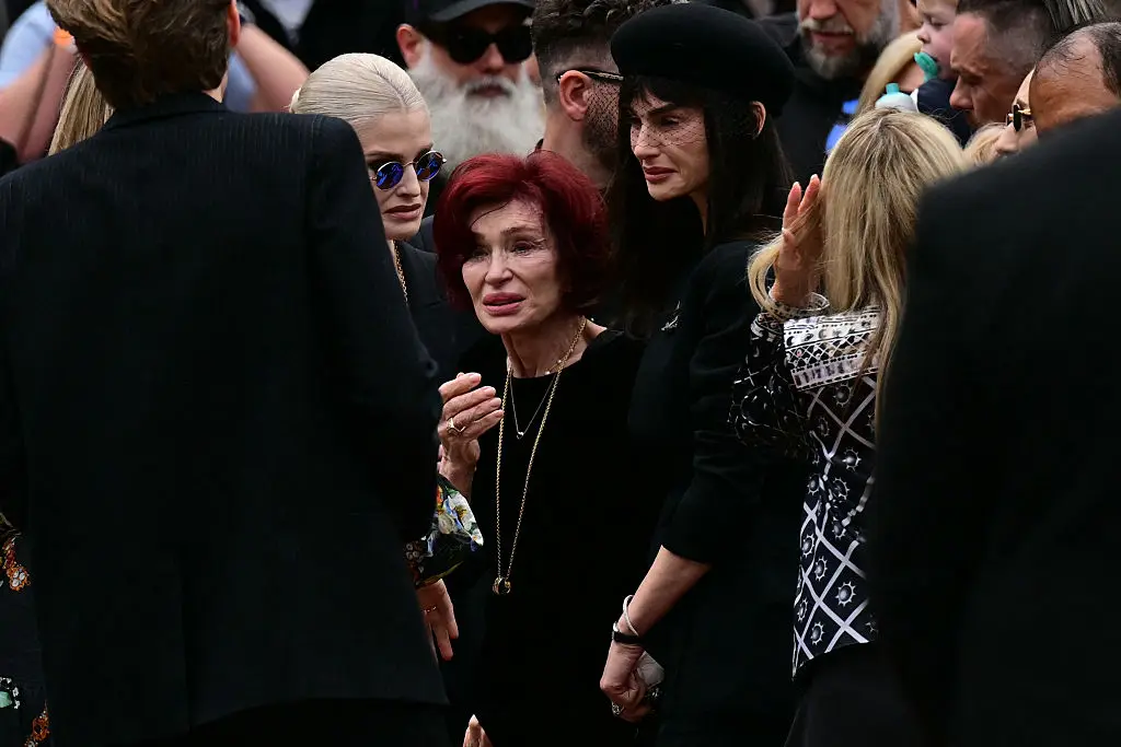 Fans have noticed that Sharon appears to be wearing Ozzy's ring around her neck (	BEN STANSALL / Getty Images)