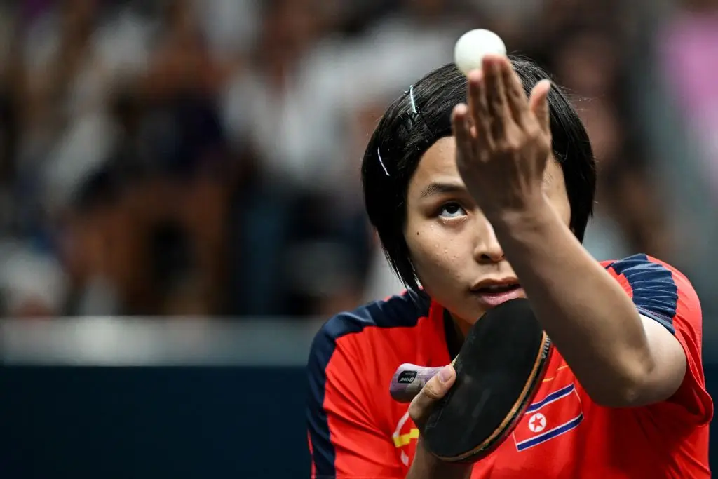 North Korea's Pyon Song Gyong. (UNG YEON-JE/AFP via Getty Images)