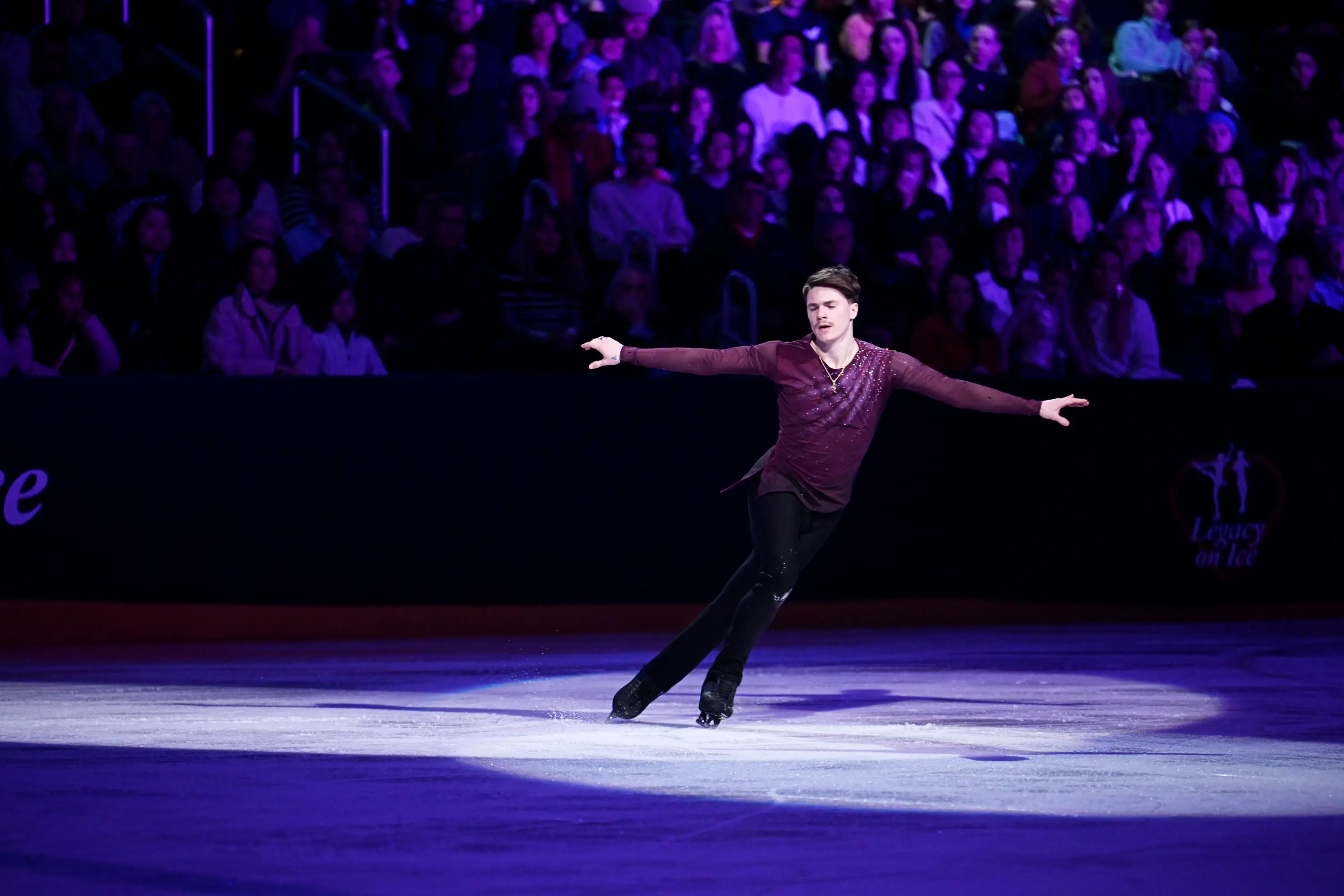 The sportsman honoured his parents with an emotional routine (Craig Hudson for The Washington Post via Getty Images)