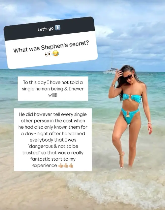 Hannah opened up about Stephen's secret (Instagram/@hannahkate_norburn)