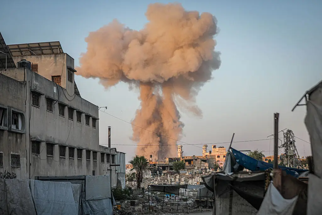 Israel continues to attack residential areas of Gaza (Anadolu / Contributor / Getty Images)