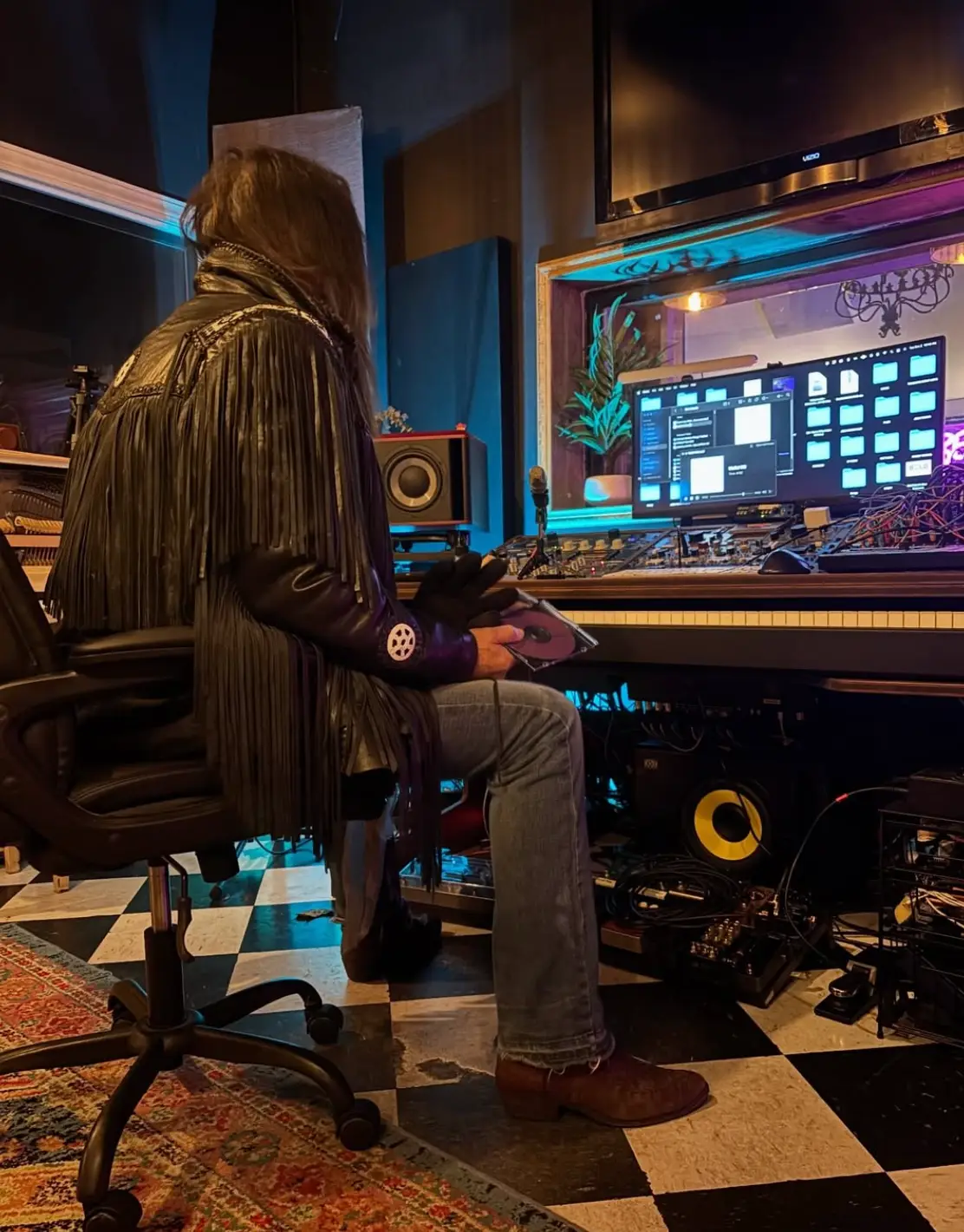 Billy Ray claimed he'd been working on his music (Instagram/@billyraycyrus)