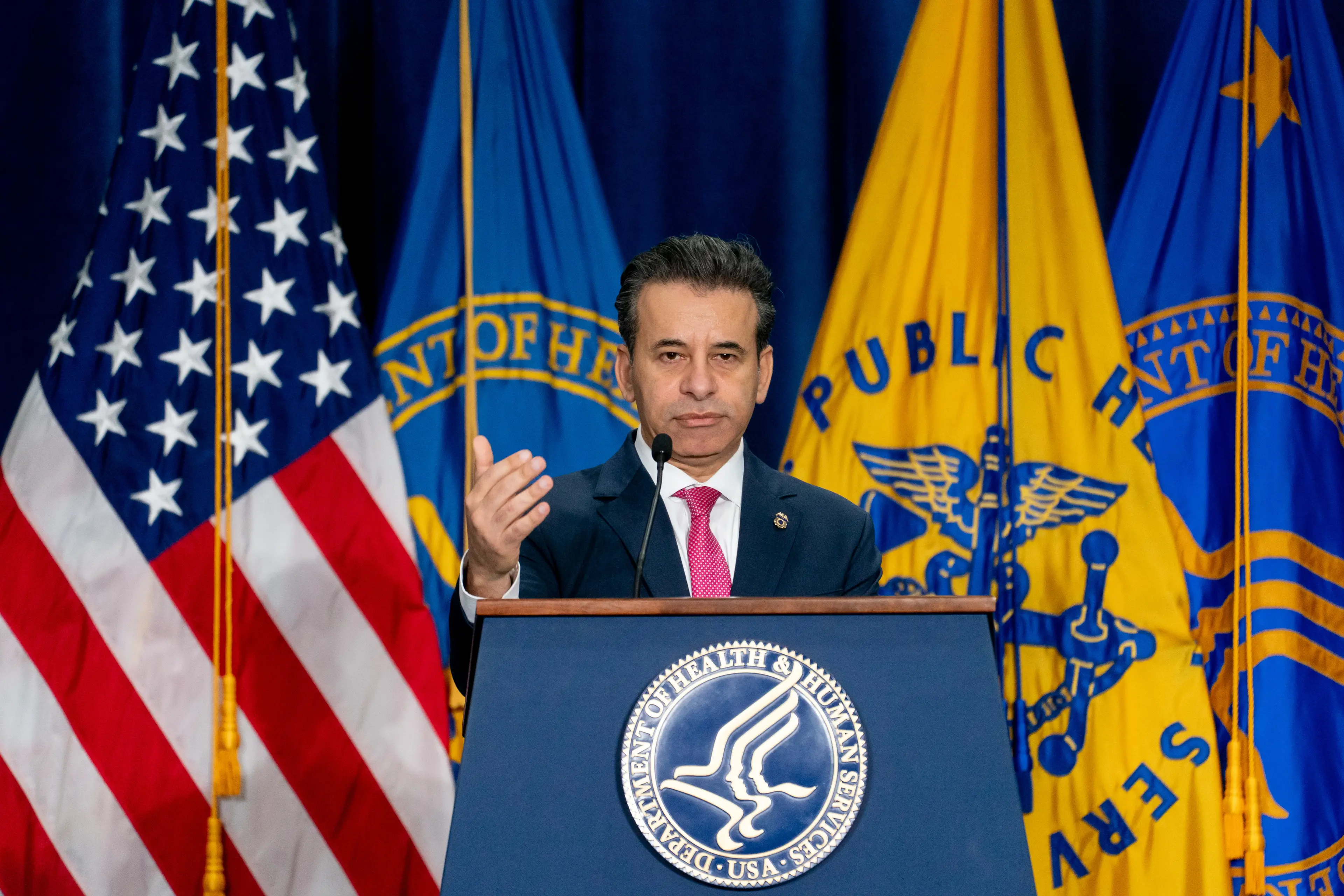 FDA representative Marakay also announced the chest binder ban (Stefani Reynolds/Bloomberg via Getty Images)