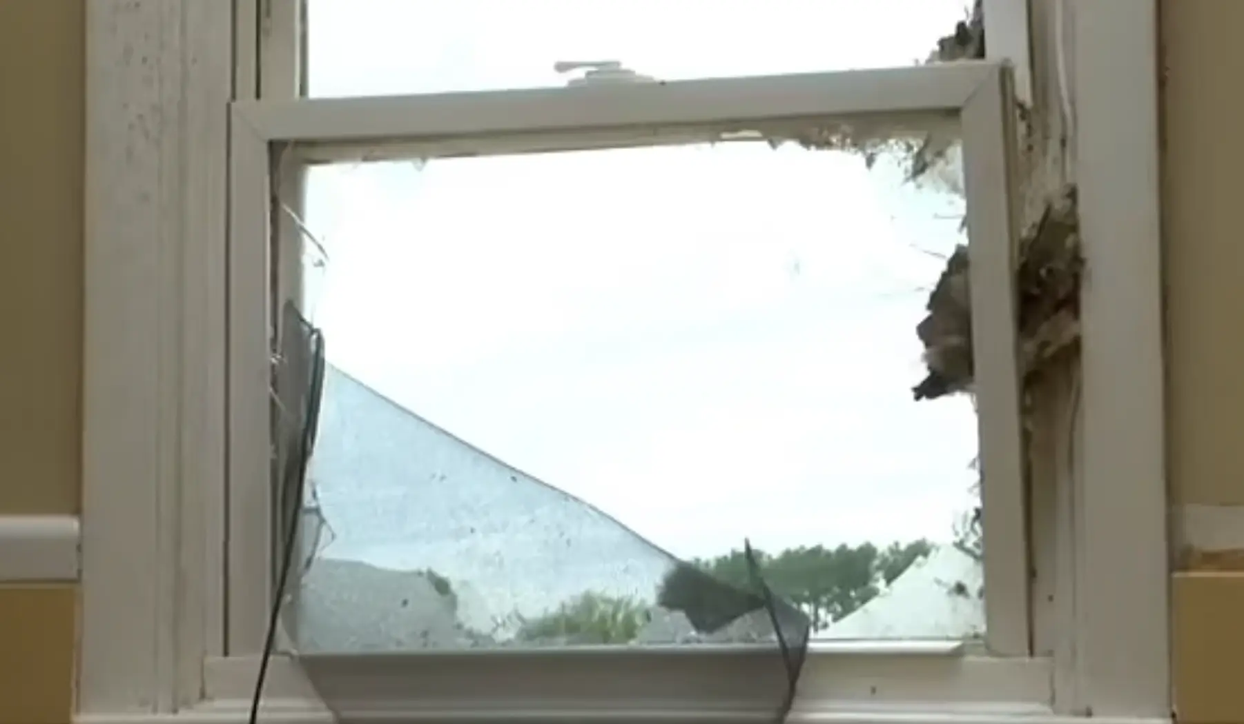 Glass tore its way through their home (WLKY)