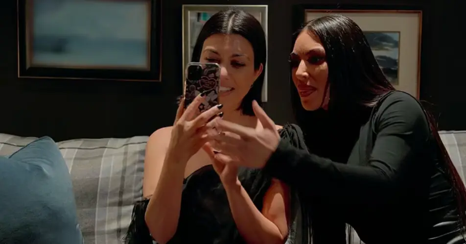 Kourtney FaceTimed her children to tell them the news. (