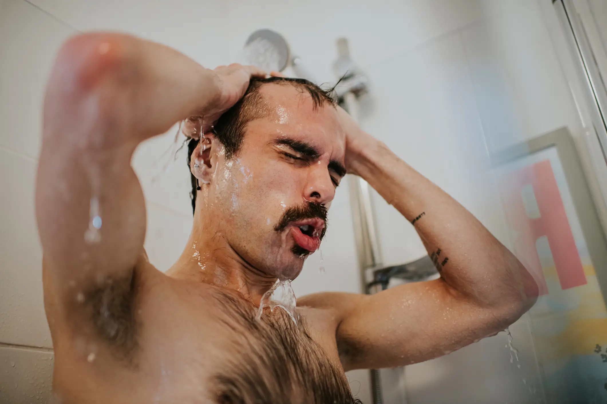 'Pheromone-maxxers' believe not showering allows their natural 'pheromones' to become stronger, supposedly making them more sexually attractive (Getty Stock Images)