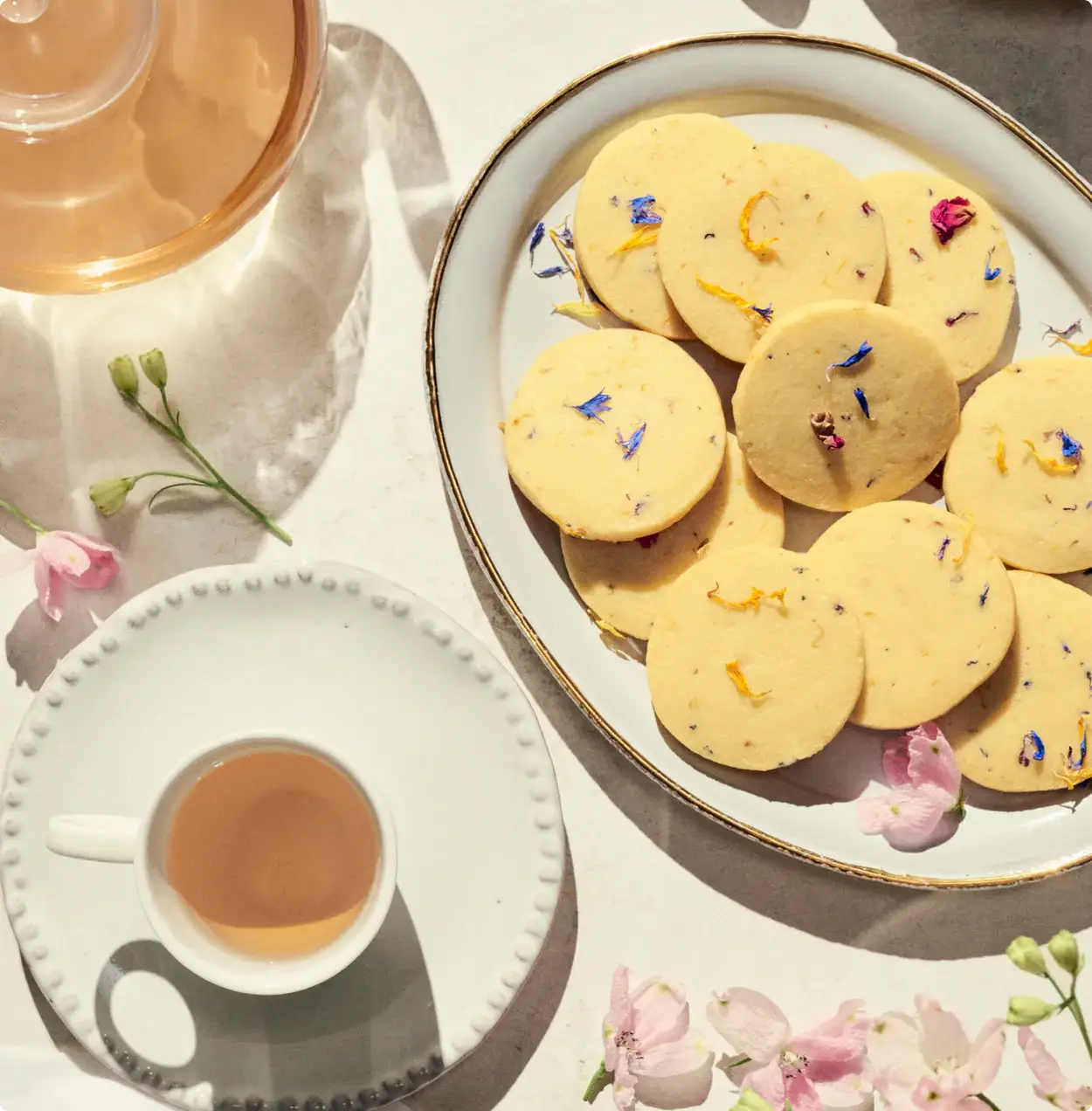 The organic peppermint tea has just one ingredient (As Ever)