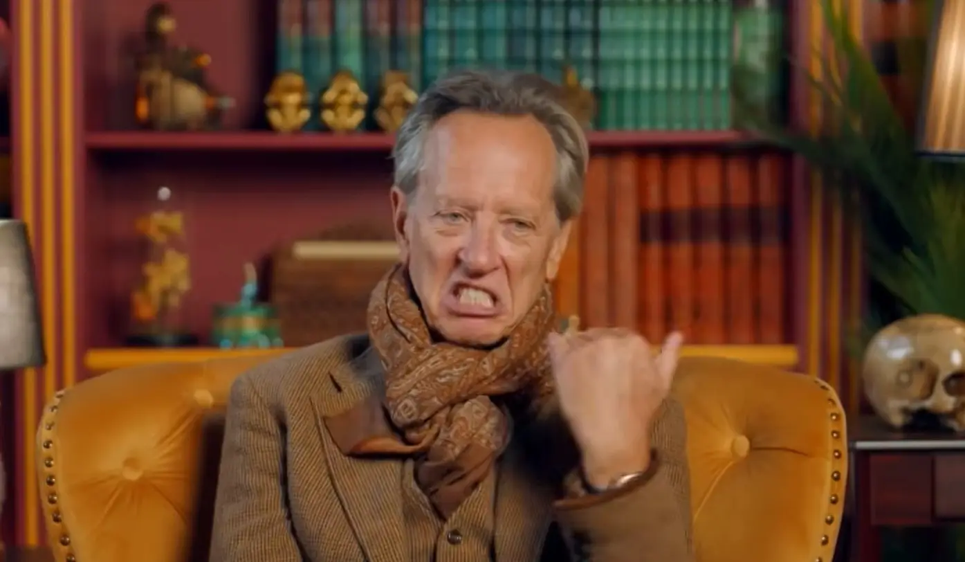 Jama dubbed Grant her ‘unhinged uncle’ after his dramatic slip-up (Three/YouTube)
