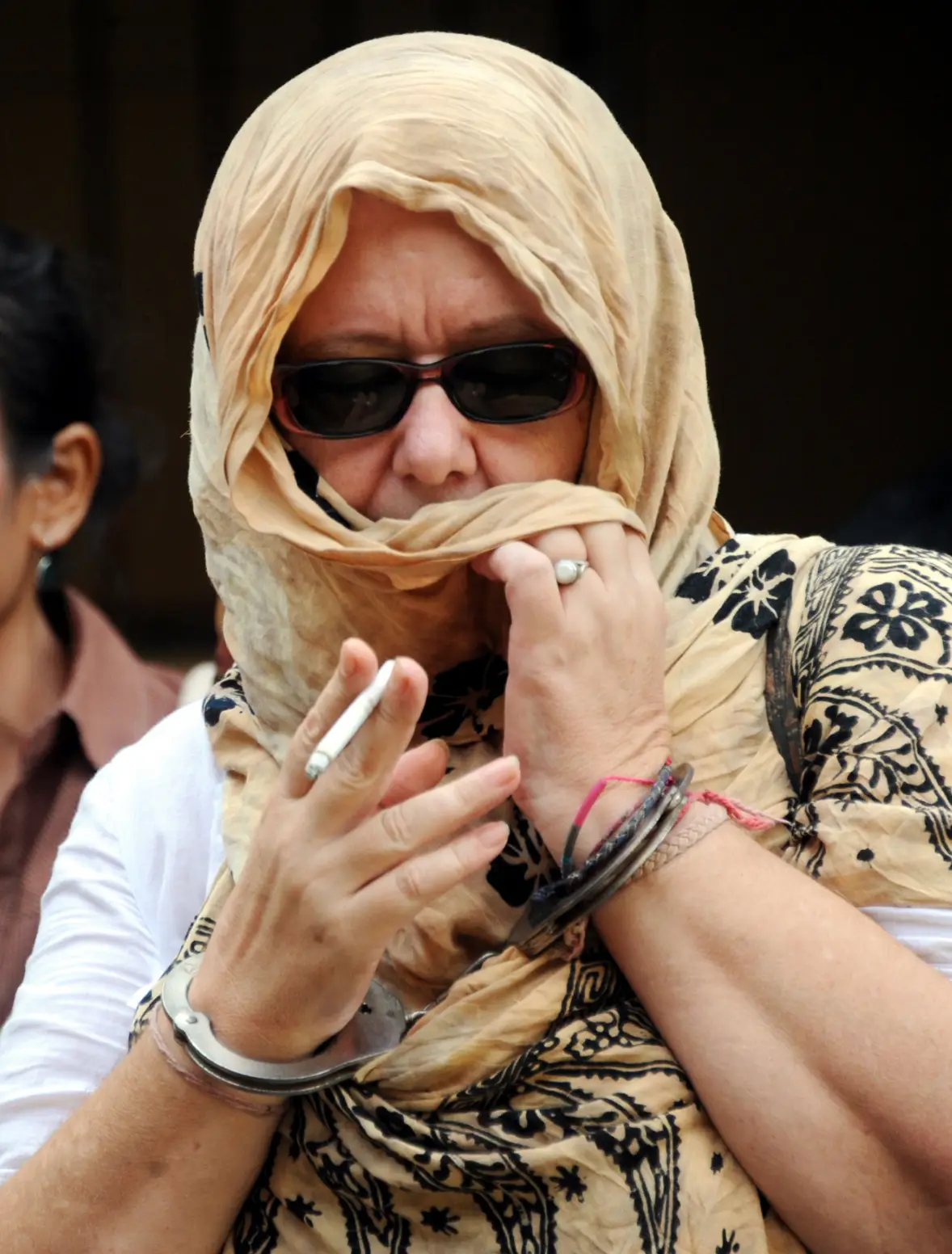 It's thought Sandiford could face 'death by firing squad'. (SONNY TUMBELAKA/AFP via Getty Images)
