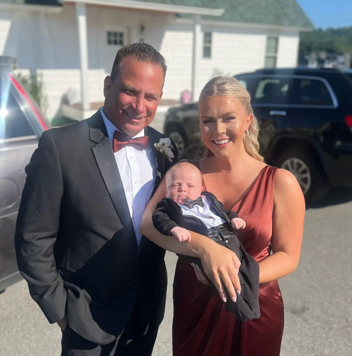 Leavitt and Riccio welcomed their first child last year (Instagram/@karolineleavitt)