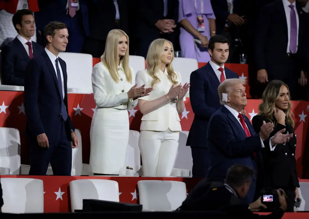 Lara Trump was asked questions about her relatives (Photo by Scott Olson/Getty Images)