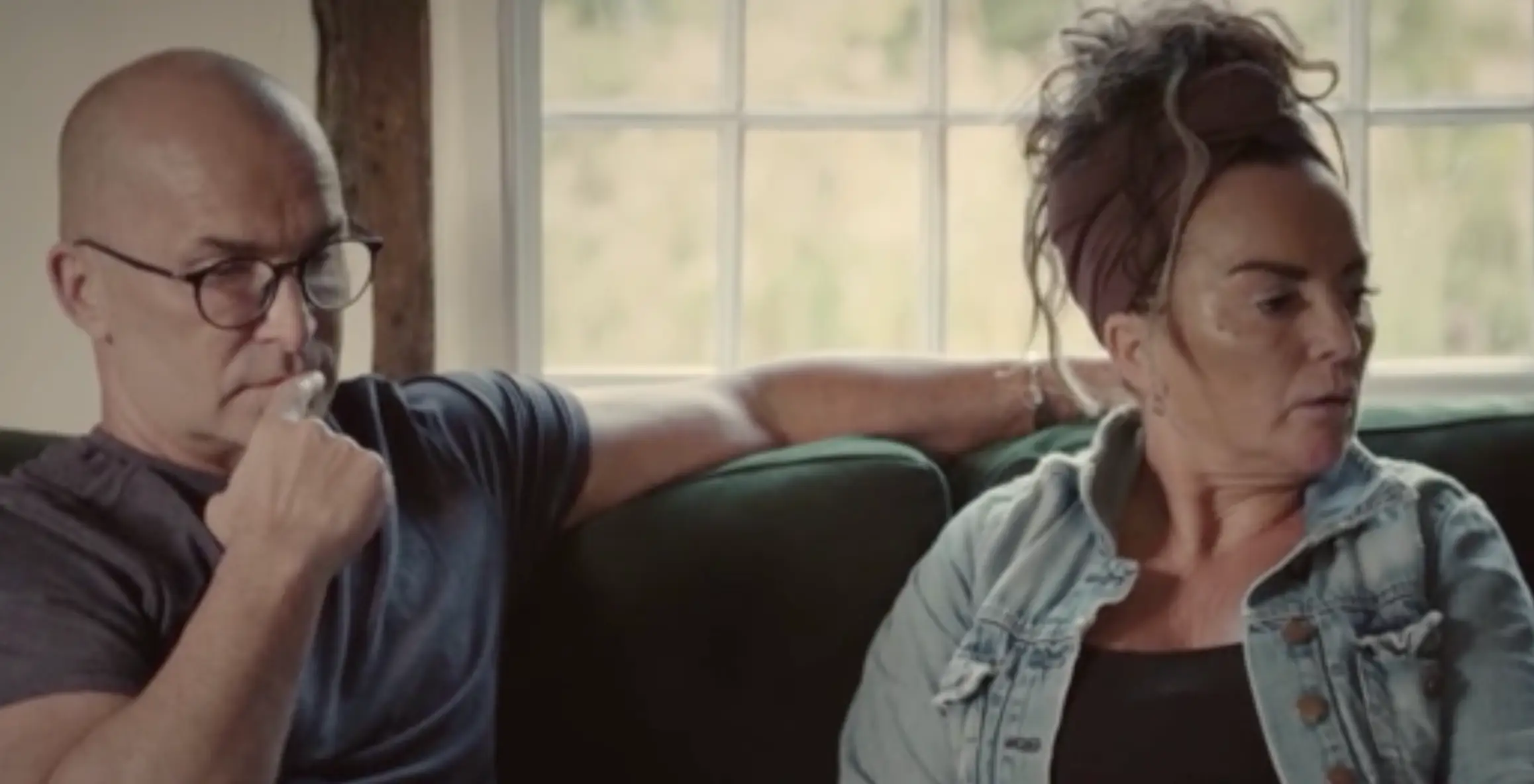 A voice told Louie that his mum was 'laughing' when he asked "Are you happy?"