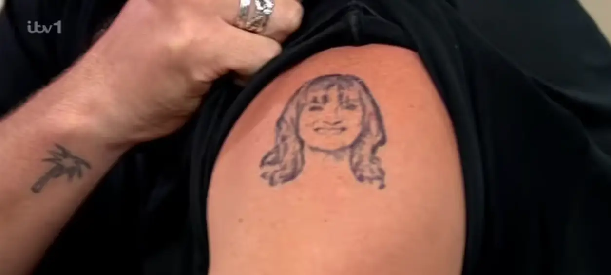 The 'tattoo' in question.