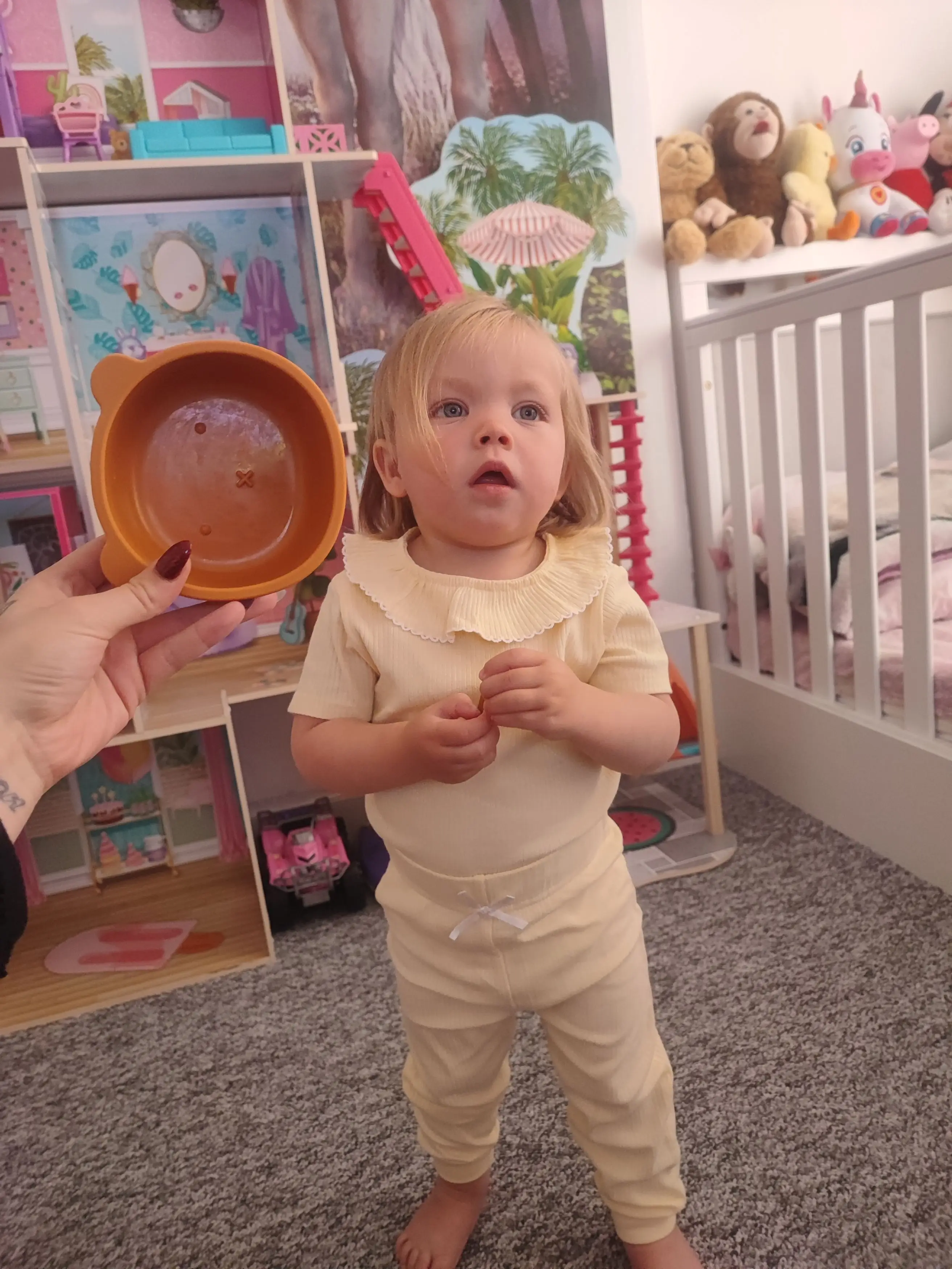 A mum has claimed that her toddler almost ‘suffocated to death’ after using a bowl from Primark.