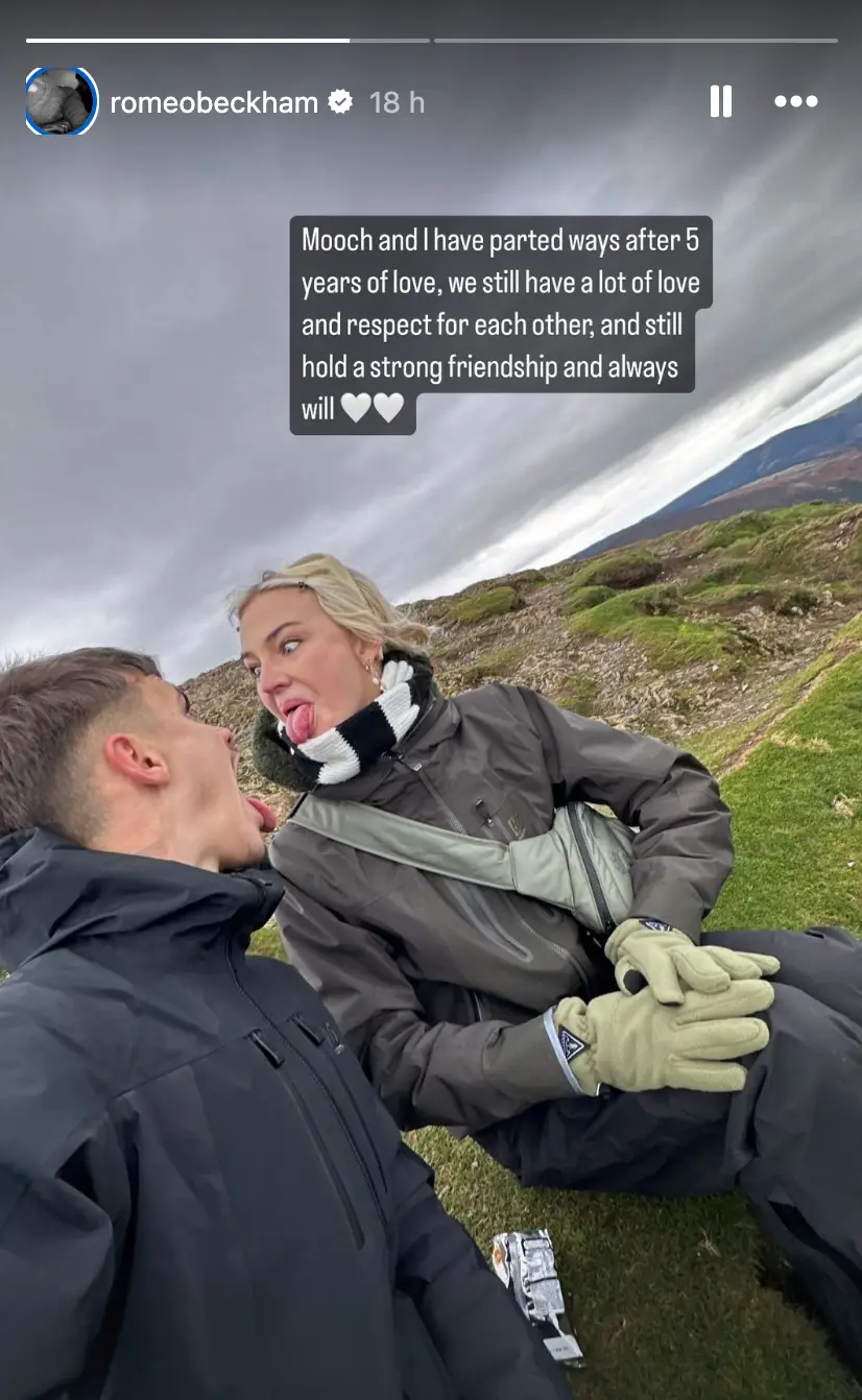 Romeo released a statement via his Instagram Stories.