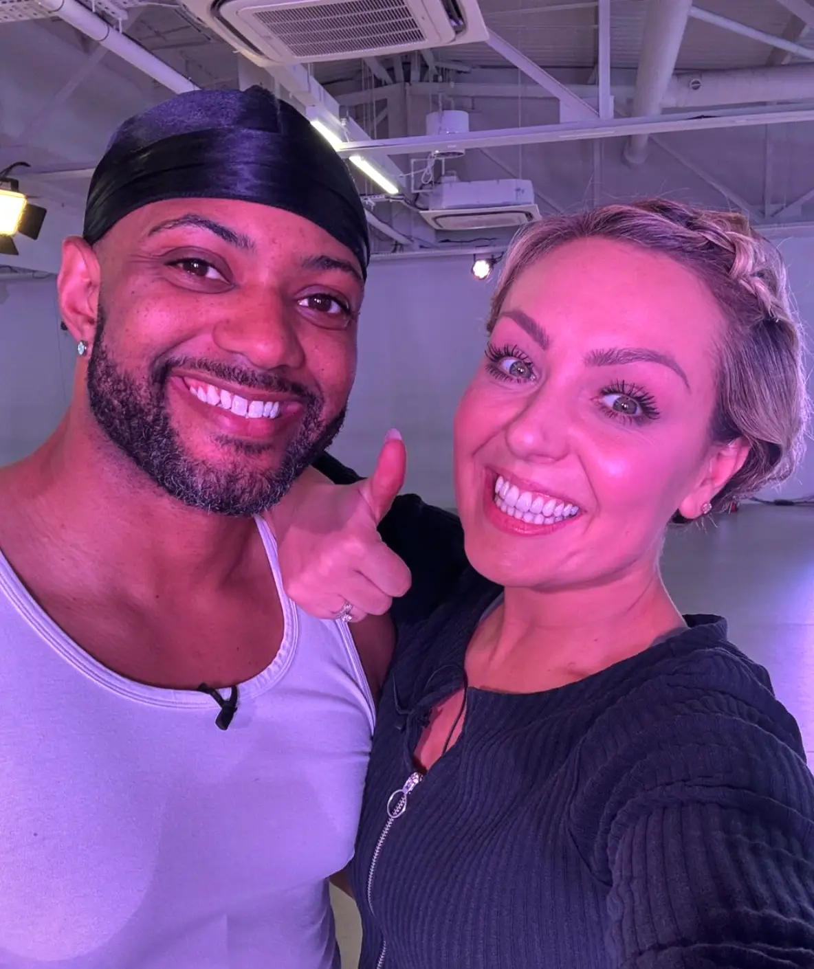 Amy returned to the BBC series after a year off to receive cancer treatment (Instagram/@amy_dowden)