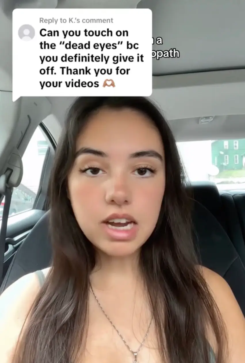 She shared the 'morbid' things she had interest in as a child. (TikTok/@victhepath)