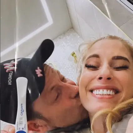 The couple announced the news on Solomon's Instagram account.