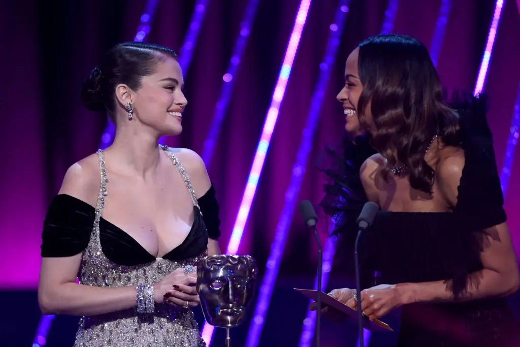 Selena Gomez and Zoe Salanda presented for one award (Stuart Wilson/BAFTA/Getty Images for BAFTA)