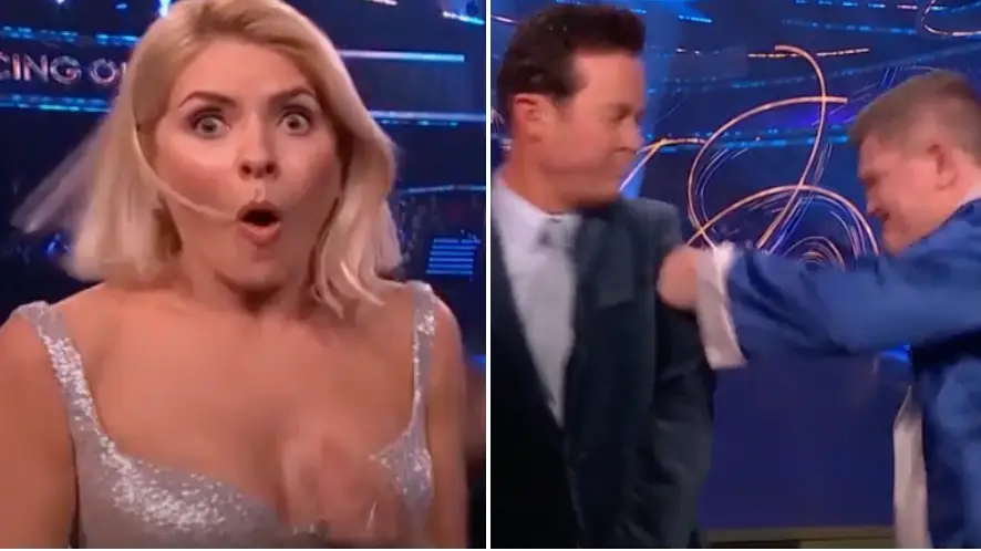 Dancing on Ice host Holly Willoughby left in shock after star ‘knocks out’ co-host Stephen Mulhern