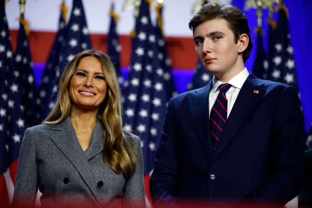 Melania Trump revealed where she and her 18-year-old son, Barron, would be living during Donald Trump's presidency (Chip Somodevilla / Staff / Getty Images)