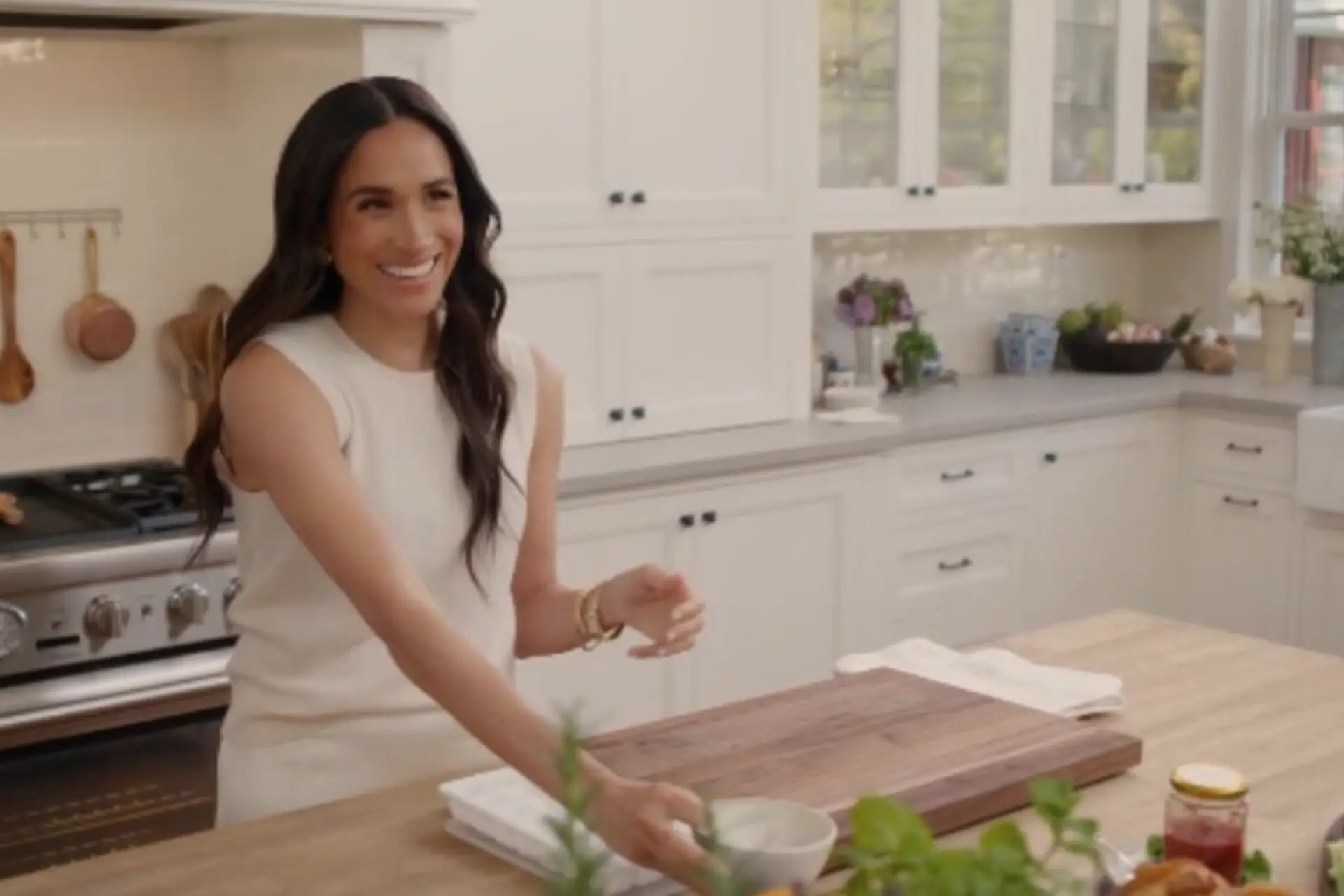 Staffers claim Meghan had a great influence over Harry who became 'far more concerned about social issues' once they began dating (Netflix)