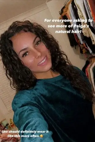 Paige's natural locks!