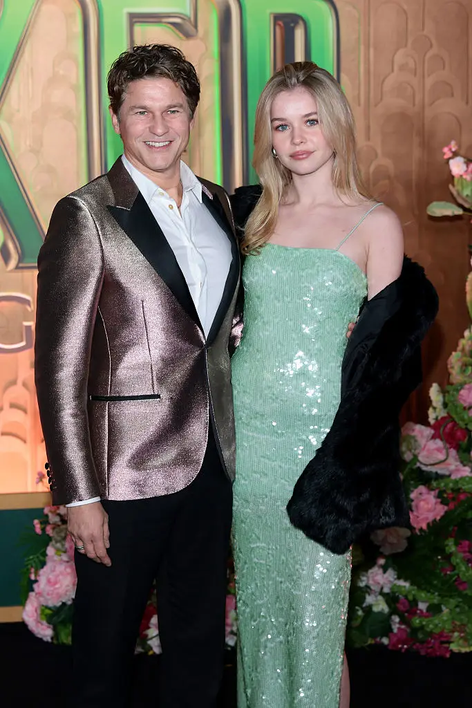 The father-daughter duo attended the Wicked: For Good premiere last week in New York (Dimitrios Kambouris/Getty Images)