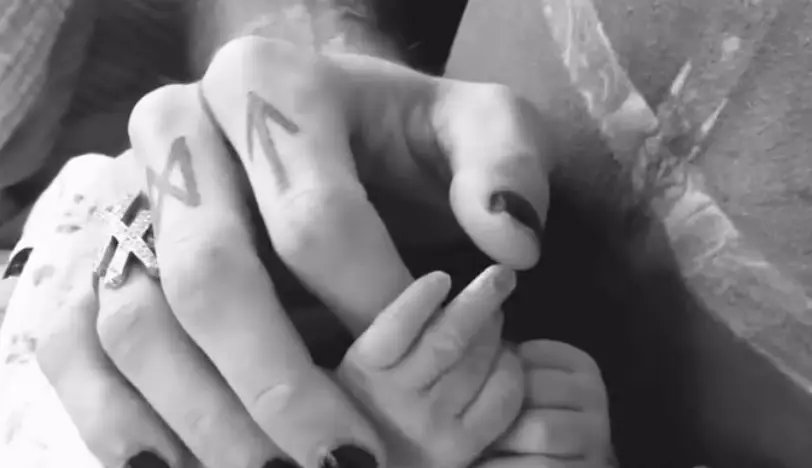 MGK announced the birth of their little one with a sweet video. (Instagram/@machinegunkelly)