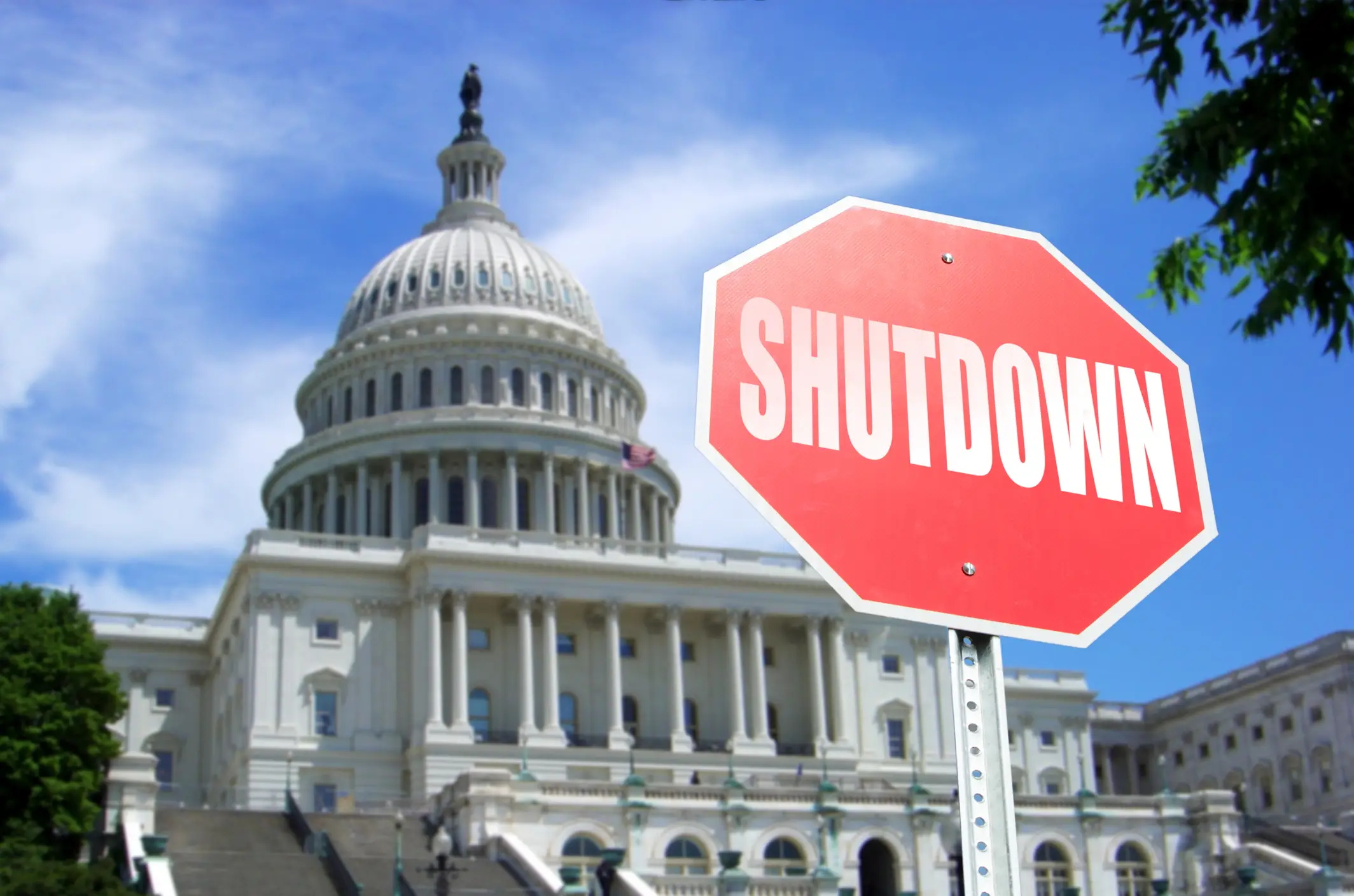 The previous longest shutdown took place during Trump's first term (Andrew Harnik/Getty Images)