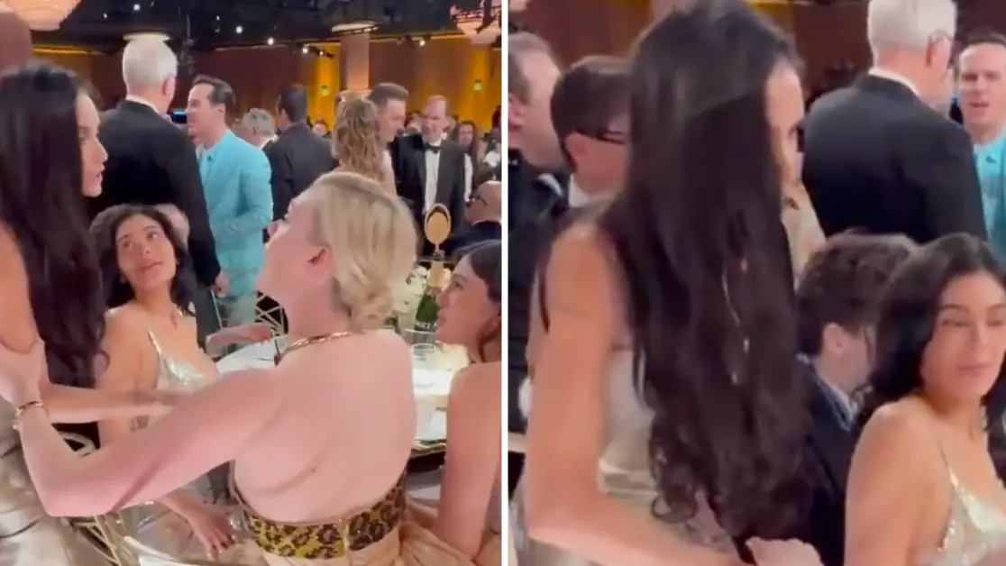 Body language expert reveals Demi Moore’s 'hidden' feelings about Kylie Jenner following awkward video at Golden Globes