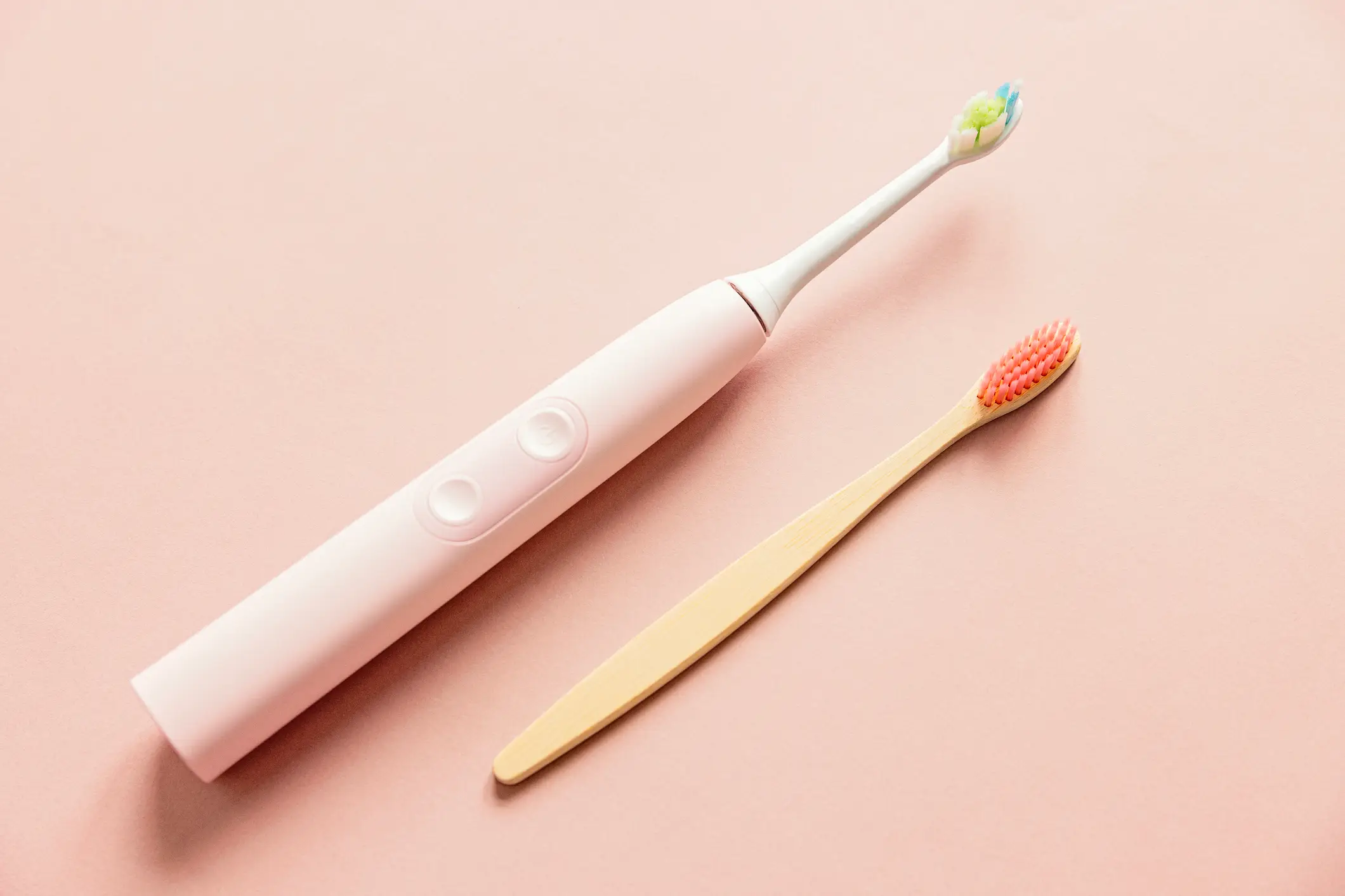 The influencer recommended switching back to a manual brush instead of electric (Getty Stock)