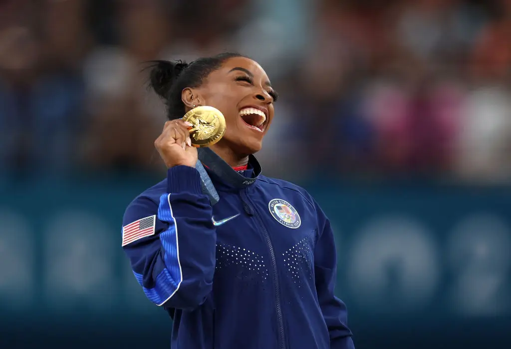 Simone Biles is the most decorated gymnast in history. (Julian Finney/Getty Images)
