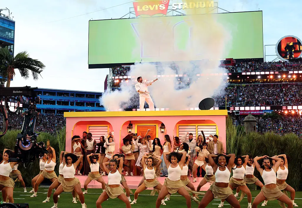 Bad Bunny's Spanish-speaking halftime show at the Super Bowl went down well for fans (Kevin Mazur/Getty Images for Roc Nation)