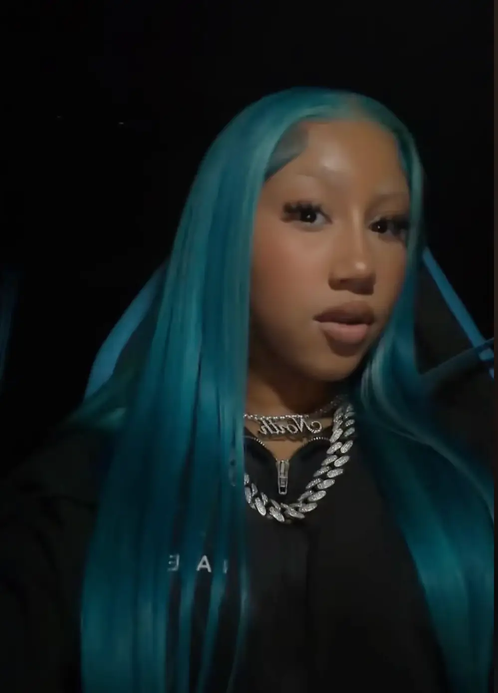 North could be seen with freshly-bleached brows (TikTok/@kimandnorth)