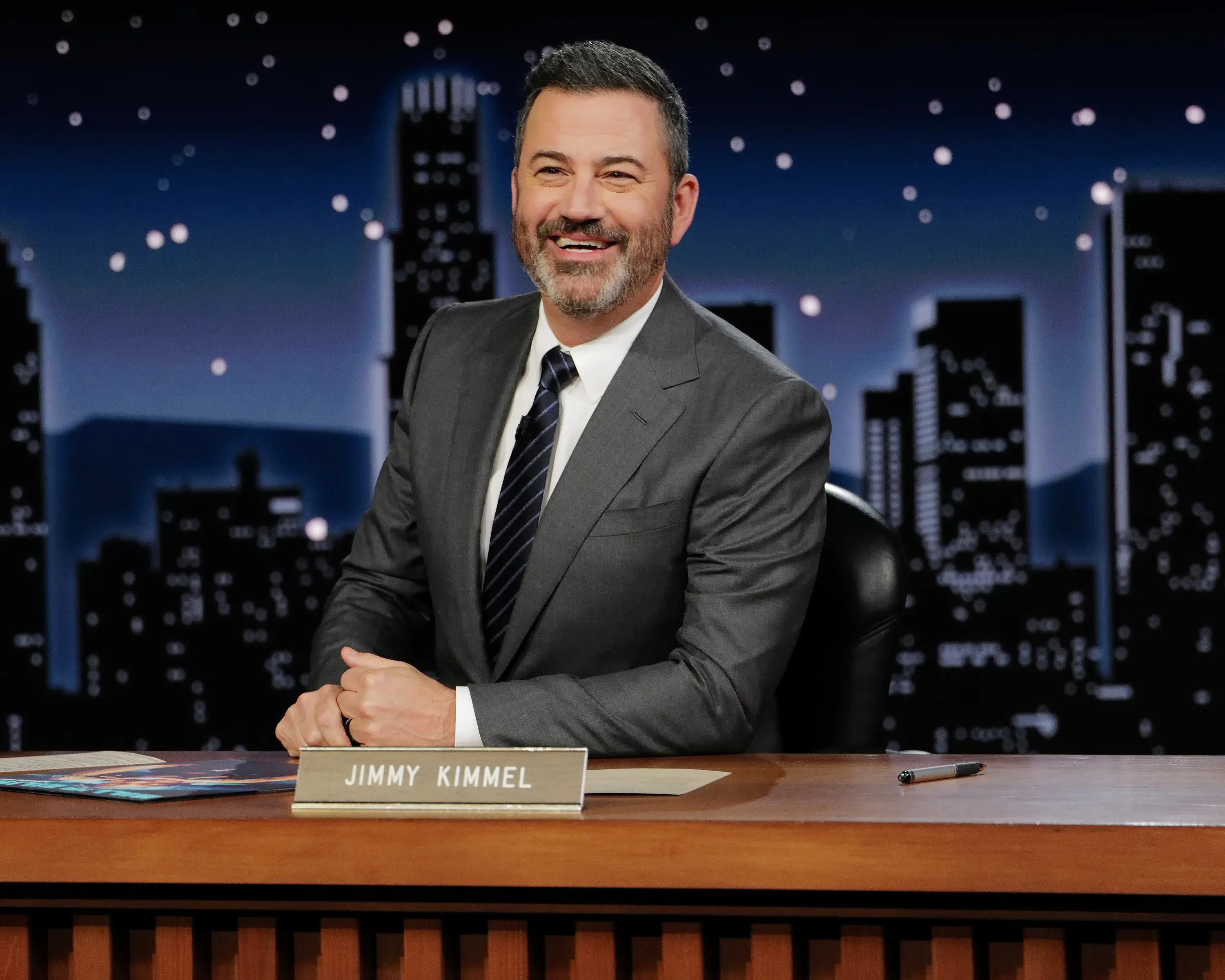 Kimmel took aim at the Republican leader (Randy Holmes/ABC via Getty Images)