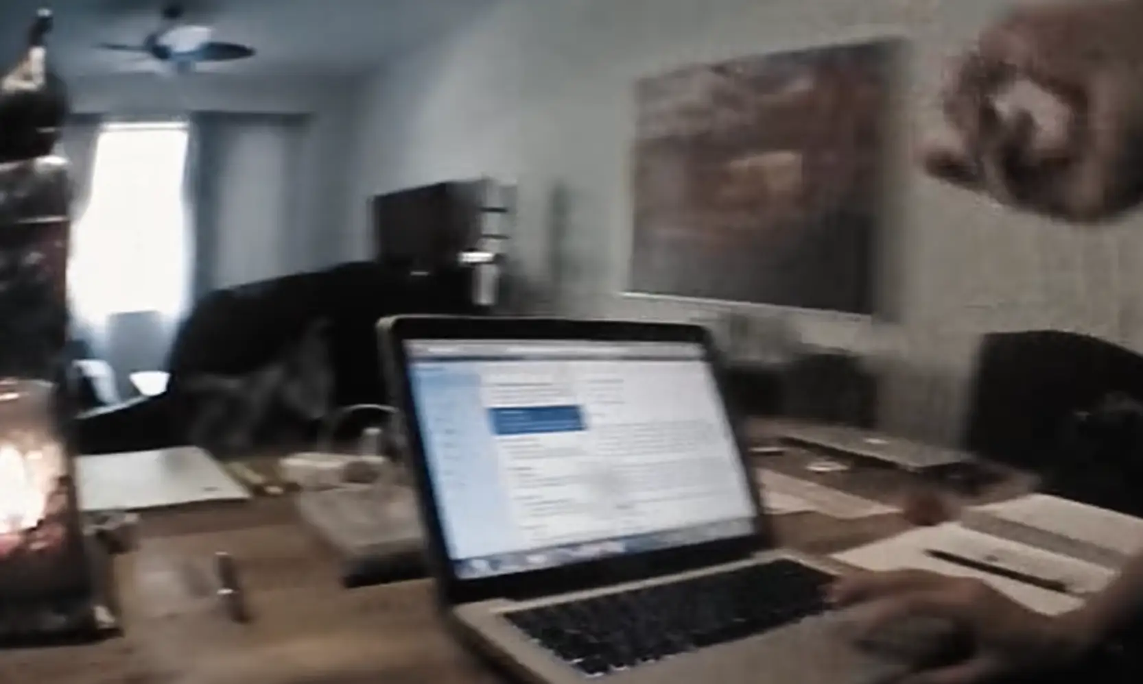 Police found Ian been behind the emails, and that he and Angela had been hoping Michelle would give up her half of their condo (Netflix)