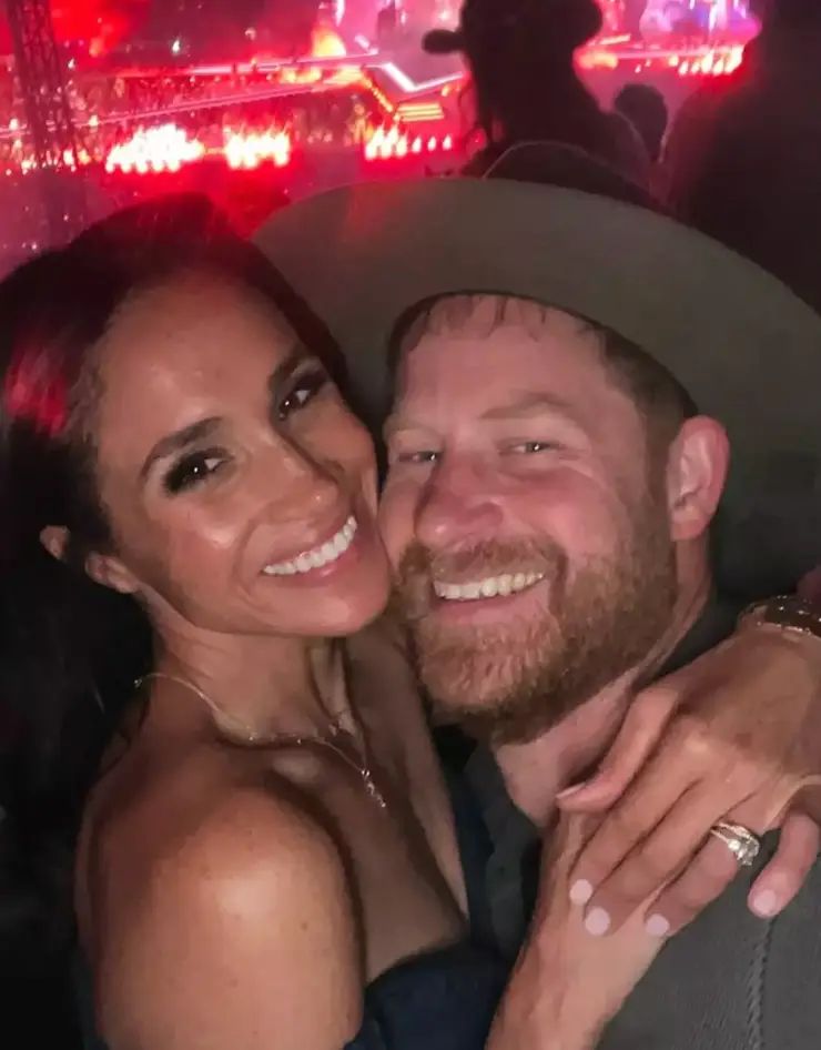 Prince Harry and Meghan Markle attended Kris Jenner's party (Instagram/@meghan)