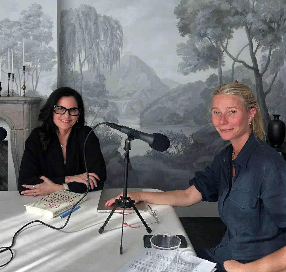 Gwyneth spoke to Dr Mary Claire Haver on her latest Goop podcast (Instagram/@goop)