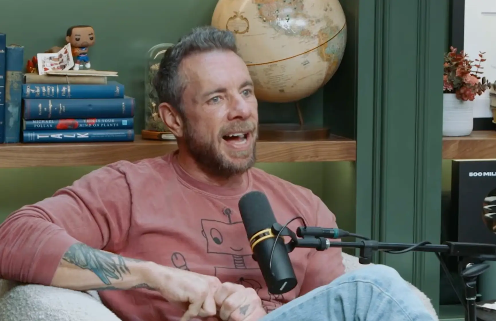 Shepard's confession was made on the recent episode of his podcast (YouTube/@armchairexpertpod