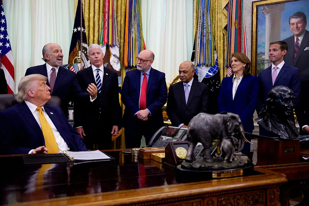 Donald Trump signed two executive orders at the White House yesterday (Andrew Harnik / Staff / Getty Images)