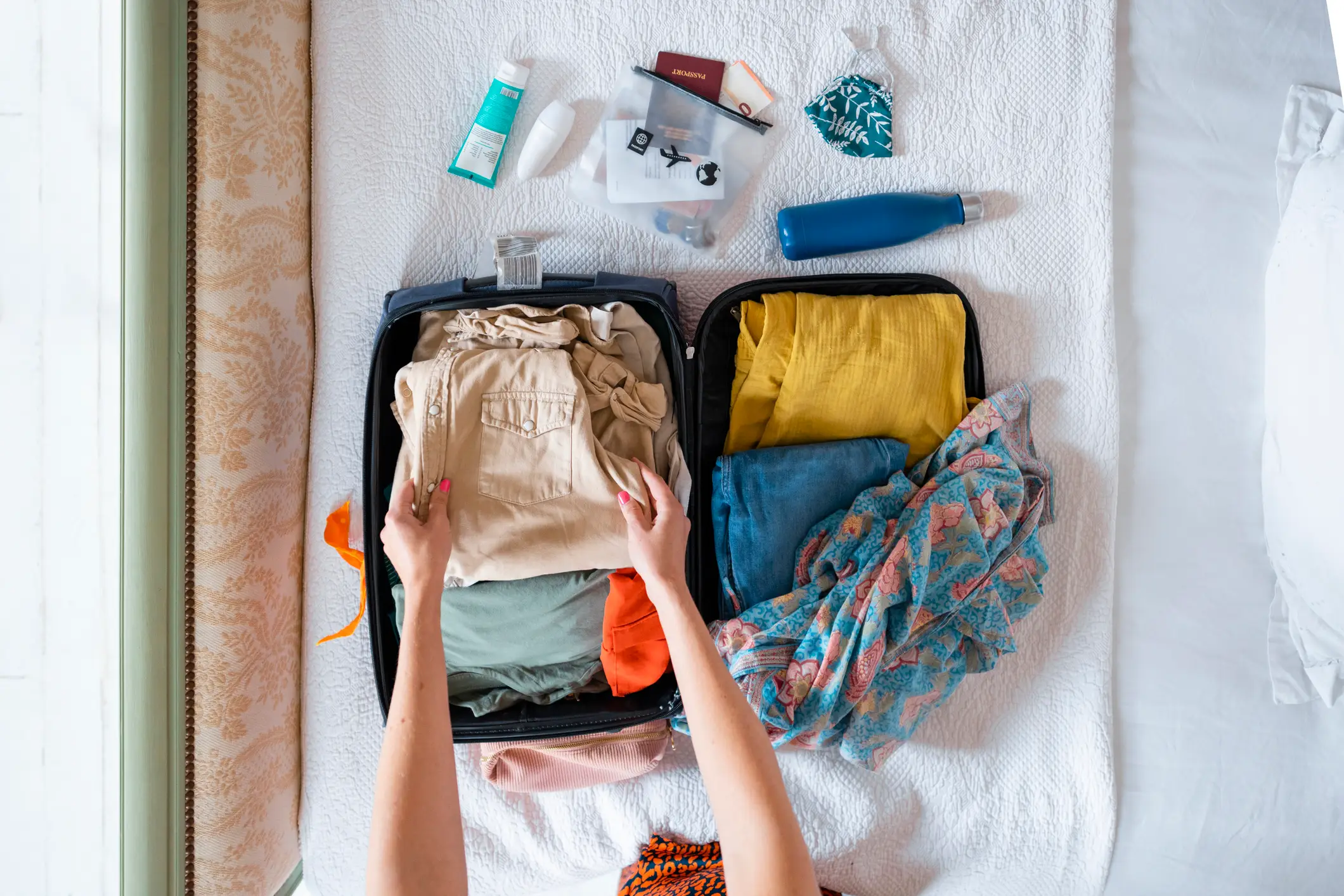 The '3-3-3' suitcase packing hack has been hailed as being a total 'game changer'. (SolStock / Getty Images)