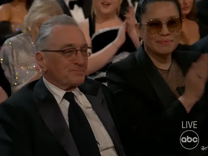 Luckily, De Niro seemed to see the funny side (ABC)
