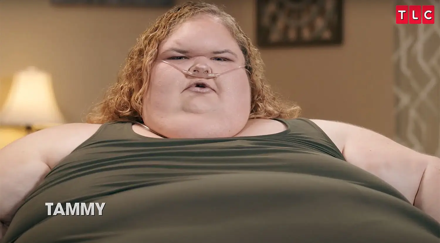 Tammy rose to fame on the reality show 1000-lb Sisters (TLC)