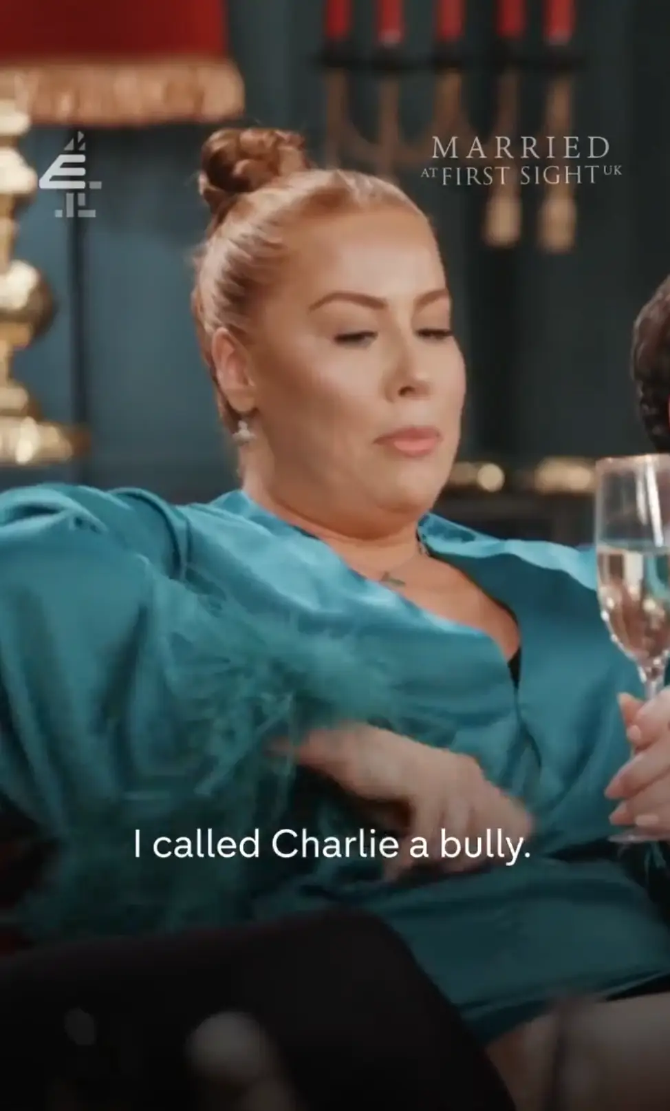 Polly called Charlie a 'bully' in last night's explosive dinner party episode (E4)