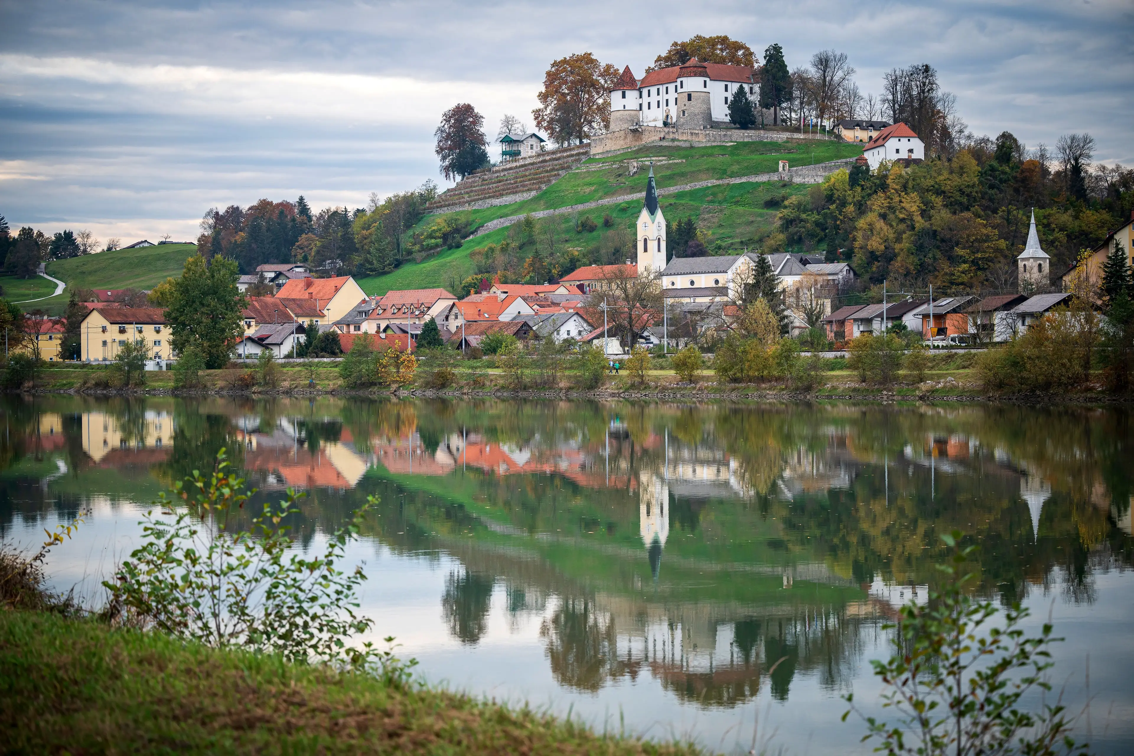 Melania was born in Sevnica, Slovenia (JURE MAKOVEC/AFP via Getty Images)
