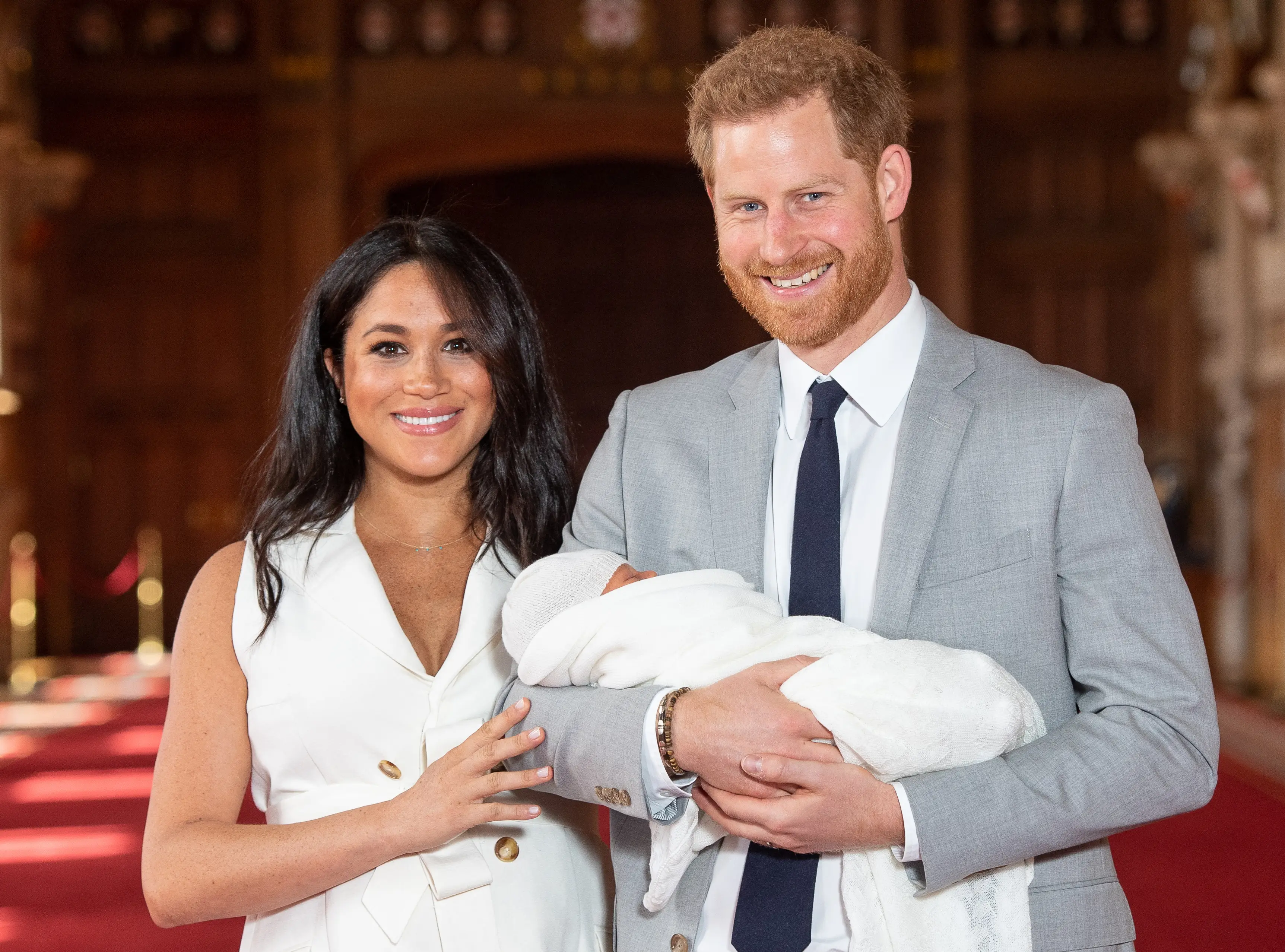 The couple went against tradition (Dominic Lipinski / POOL / AFP via Getty Images)